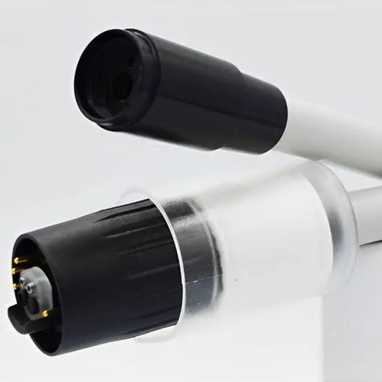 Tuyau pour Turbine 4 trous Midwest avec Light + écrou black convient aux unités Sirona®.