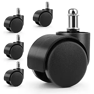 Lot de 5 roulettes pour tabouret.