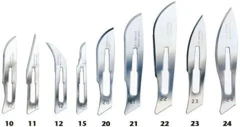 Lame de bistouri stérile (100 pcs) alt